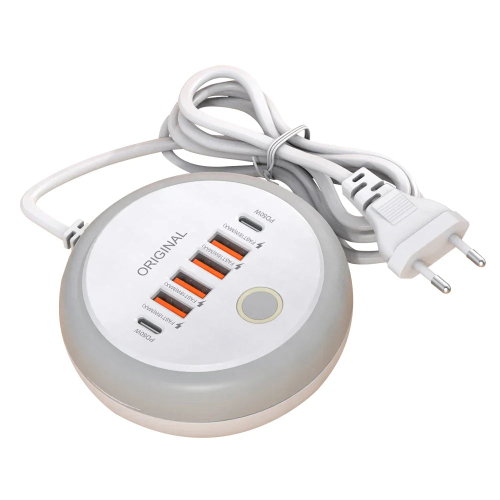 Multi-Port USB Charger Power Strip