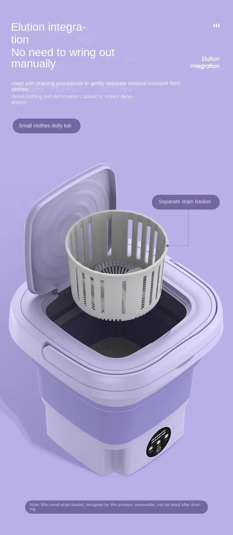 Portable Foldable Washing Machine