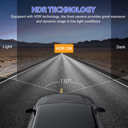 Full HD 3-Lens Dash Cam