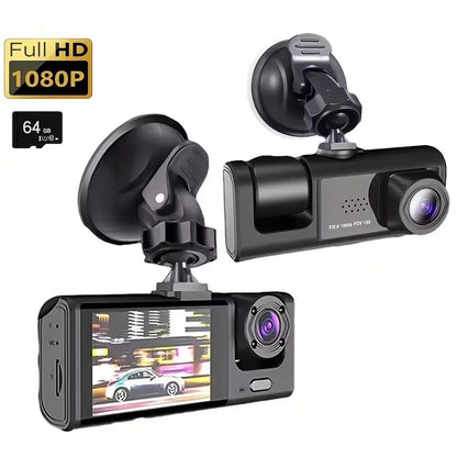 Full HD 3-Lens Dash Cam