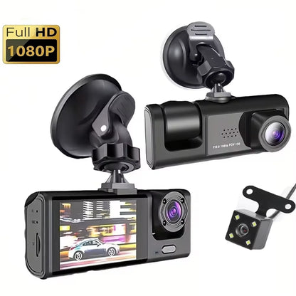 Full HD 3-Lens Dash Cam