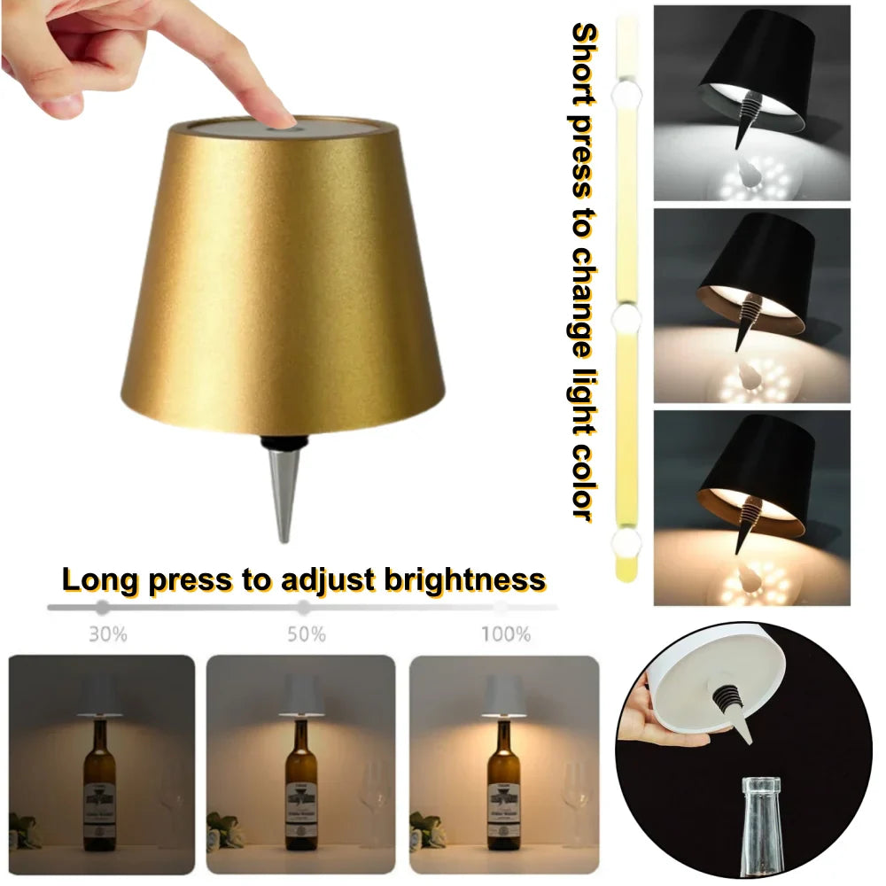 Wireless LED Wine Bottle Light