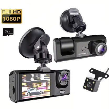 Full HD 3-Lens Dash Cam