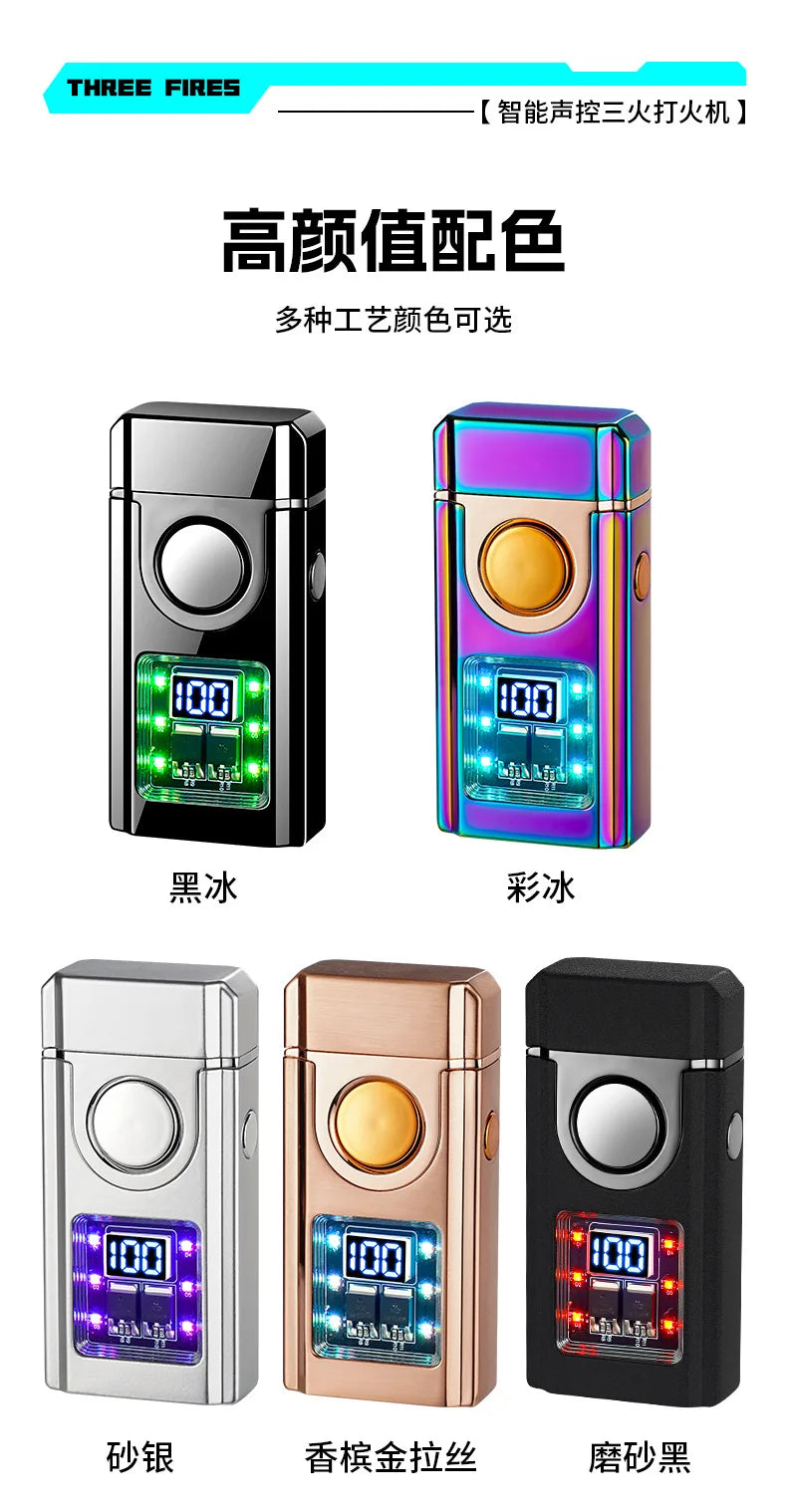Gas-Electric Dual-Purpose Lighter
