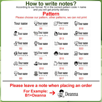 Name Stamp Set