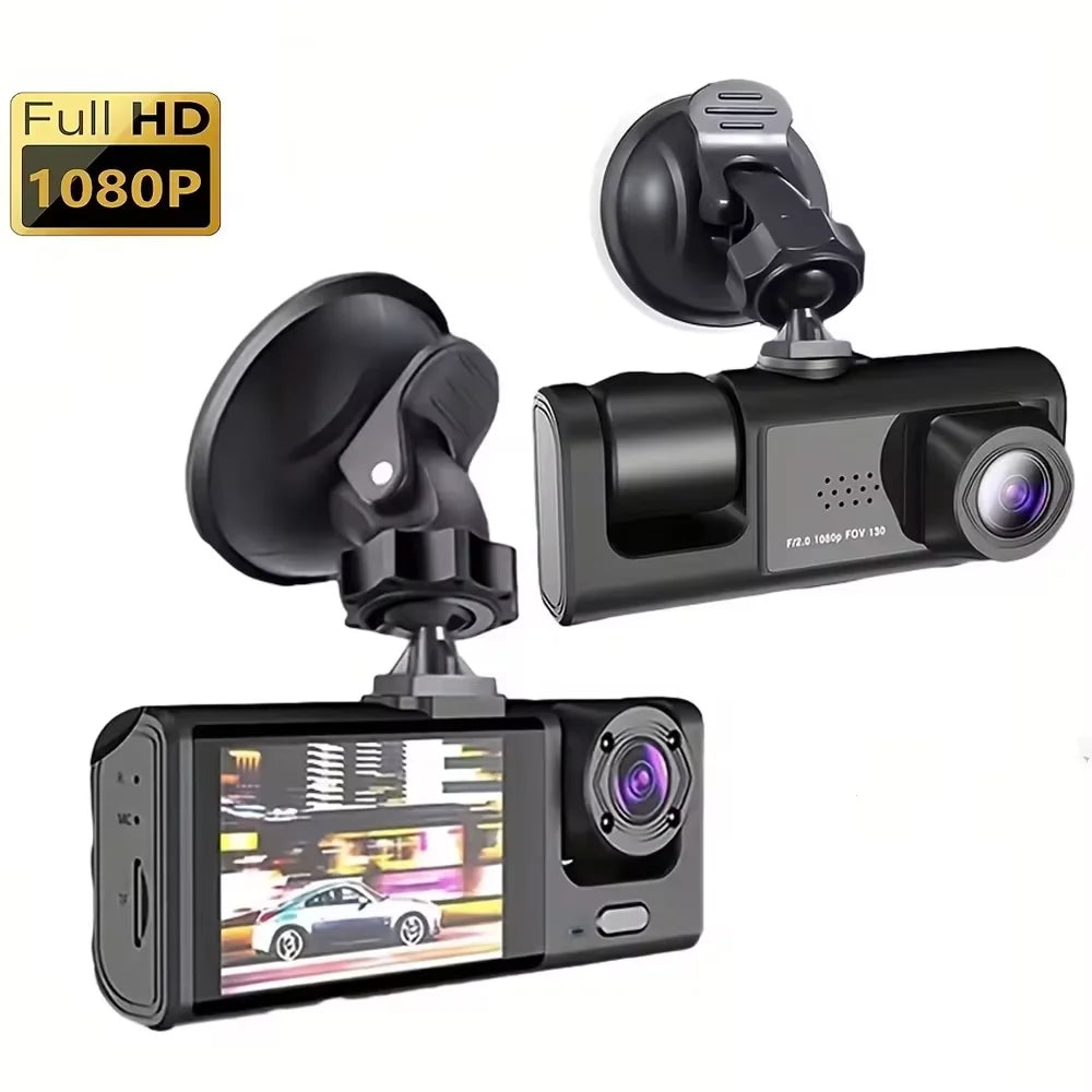 Full HD 3-Lens Dash Cam