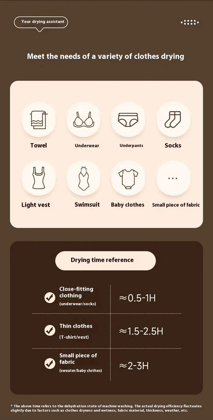 Electric Foldable Clothes Dryer